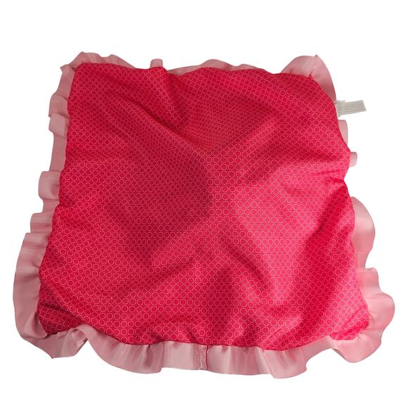 Disney Baby Minnie Mouse Lovey Pink Polka Dot Security Blanket 2012 Plush - Picture 9 of 11